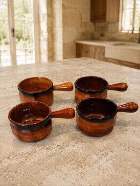 Vintage Beauceware DaVinci French Onion Soup Bowls Set of 4